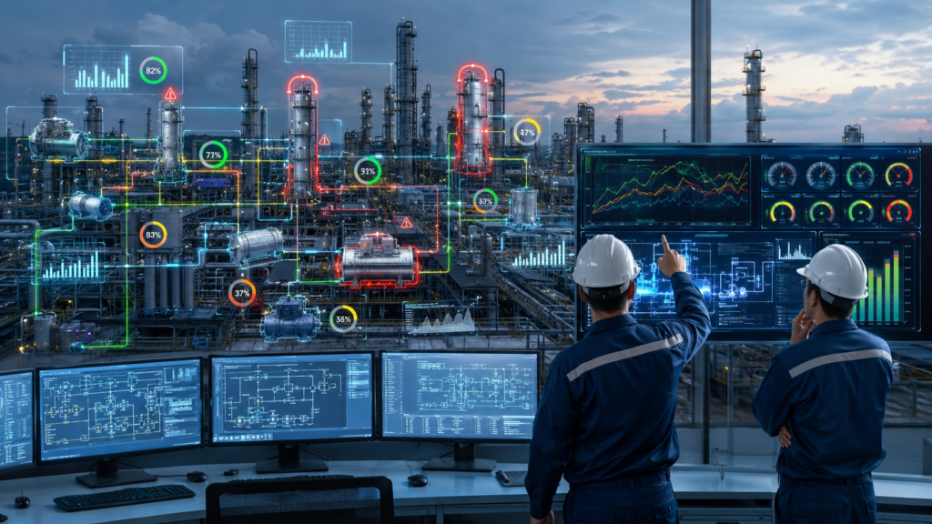 Refinery capacity expansion engineering study identifying process bottlenecks and equipment constraints
