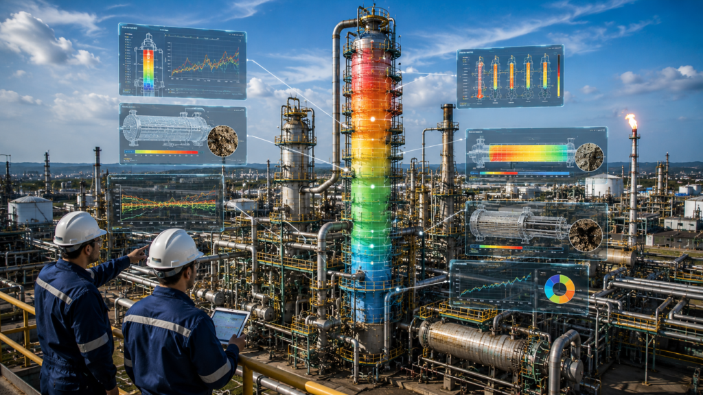 Refinery distillation unit troubleshooting study with process performance analysis