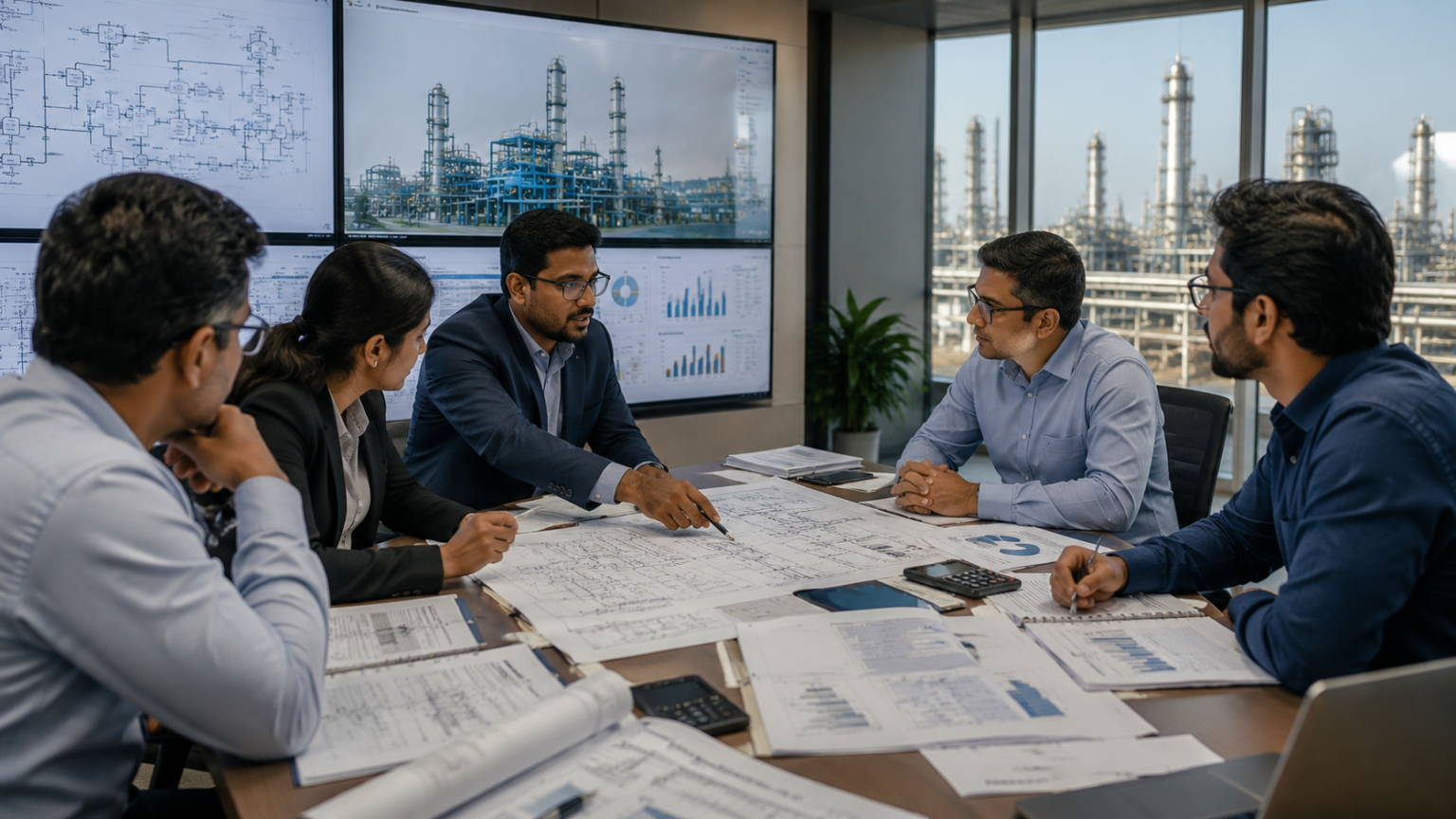 Refinery feasibility studies and project evaluation services