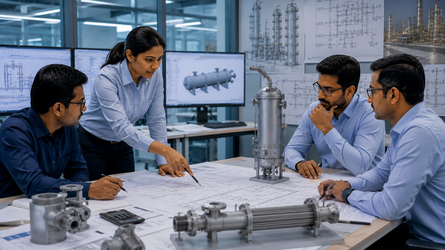 Process equipment design for refinery and petrochemical facilities