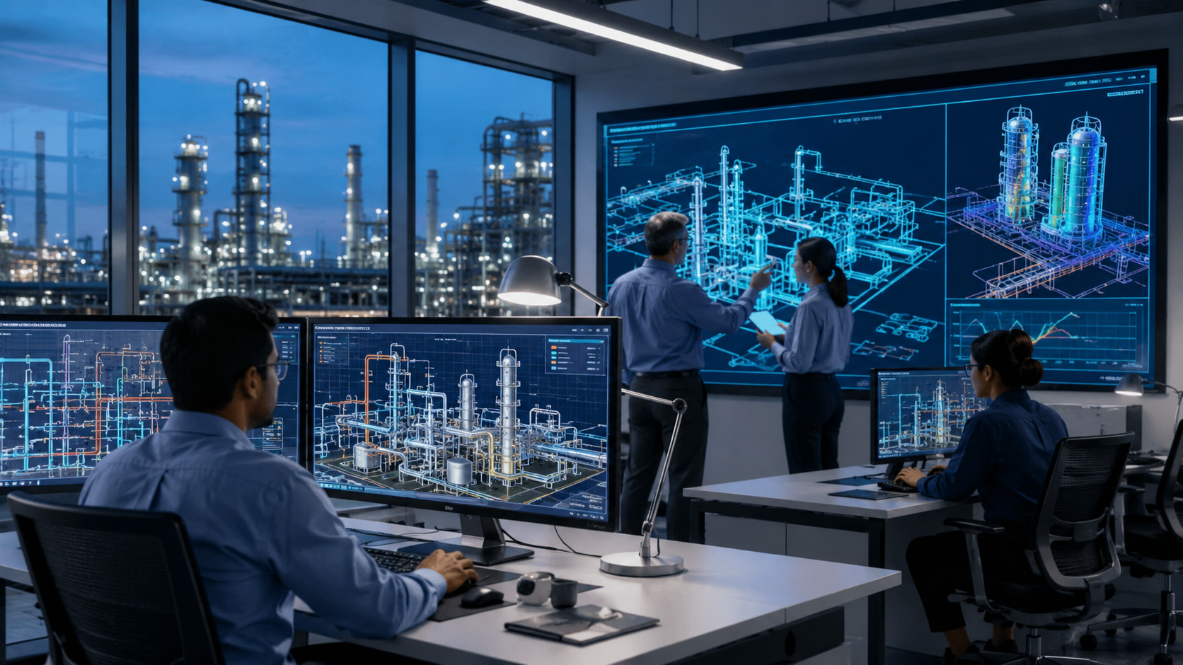 Process modelling design and simulations for refinery and petrochemical plants